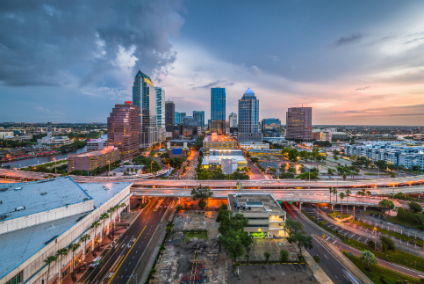 Tampa, Florida city skyline