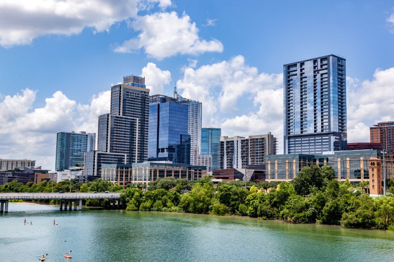 Photograph of Austin Texas Skyscrapers