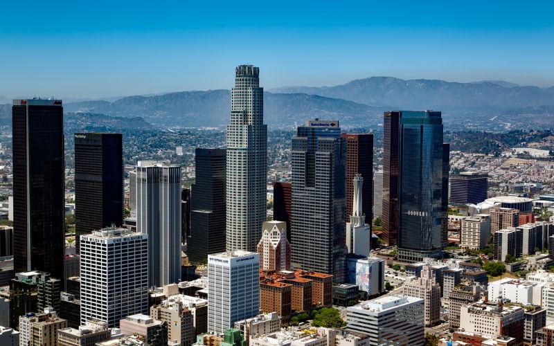 Los Angeles Skyline Pic Taken During Daytime