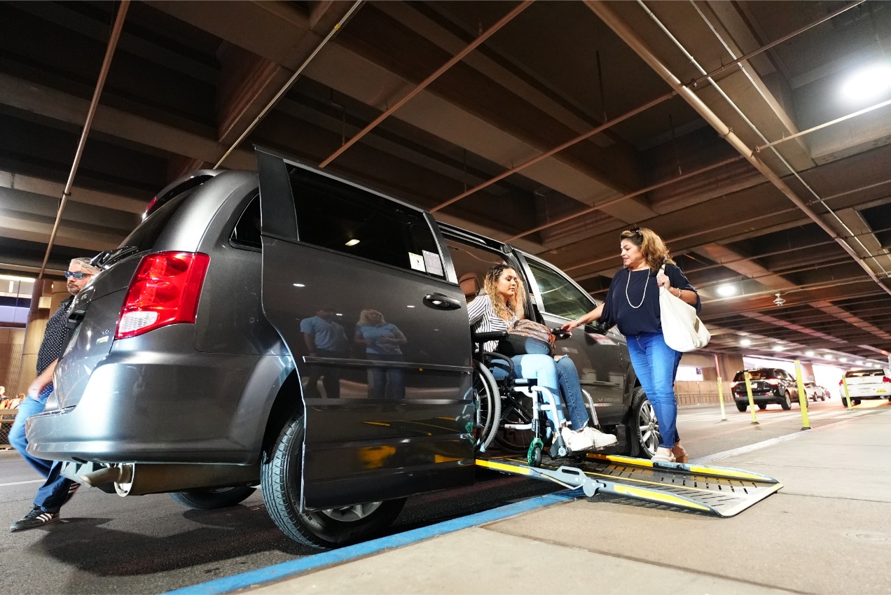 Accessible Van at Airport